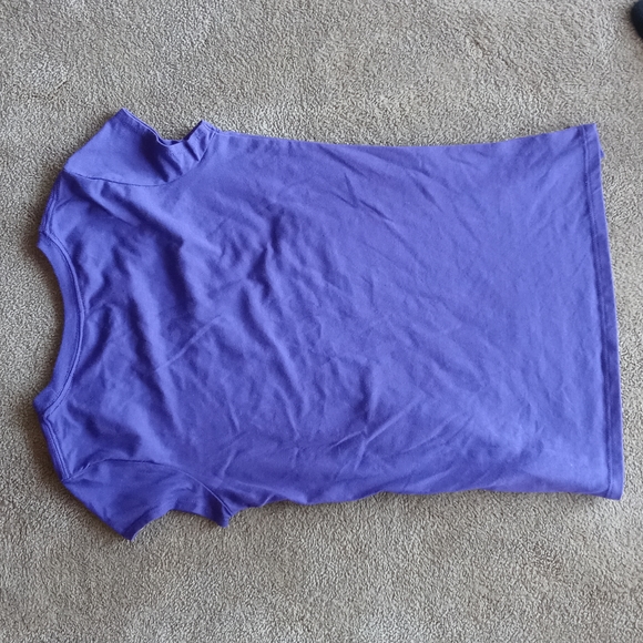 Large Purple Girls Converse tee - Picture 2 of 3